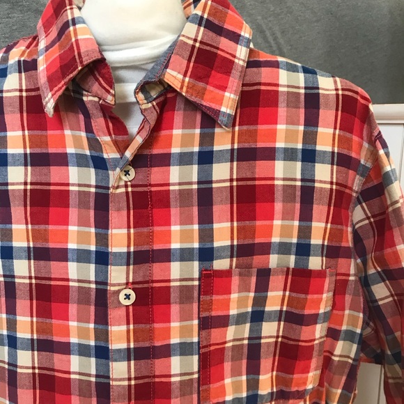 Mossimo plaid short sleeve button down shirt - Picture 2 of 3